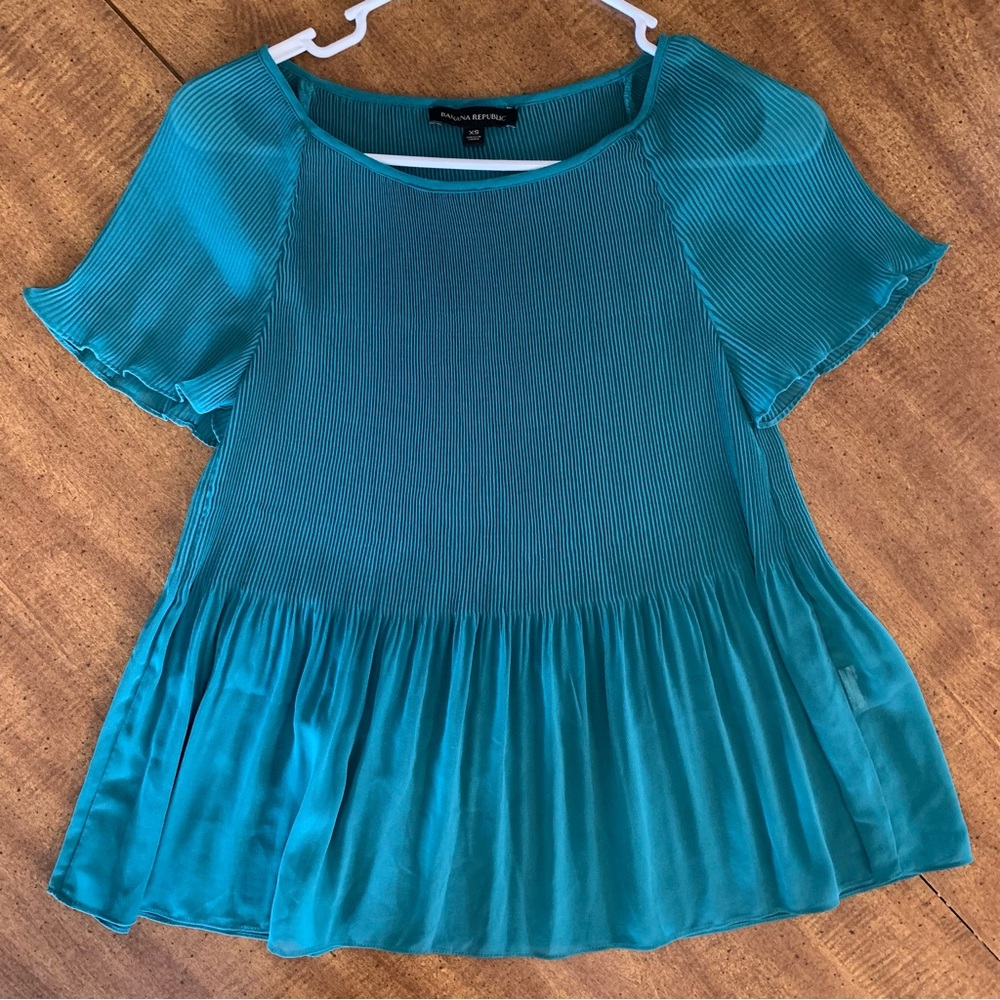 Banana Republic Teal Blouse